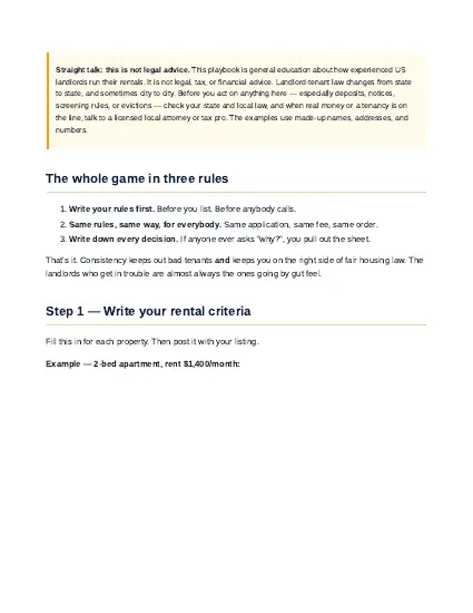 Real page 2 from the guide